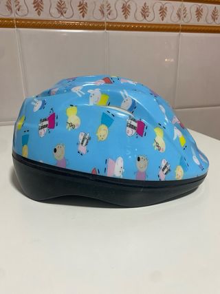 Casco Peppa Pig bici niña Talla 50/52 cm