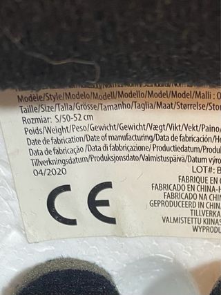 Casco Peppa Pig bici niña Talla 50/52 cm