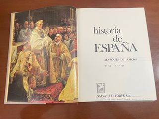 HISTORIA DE ESPAÑA de Salvat