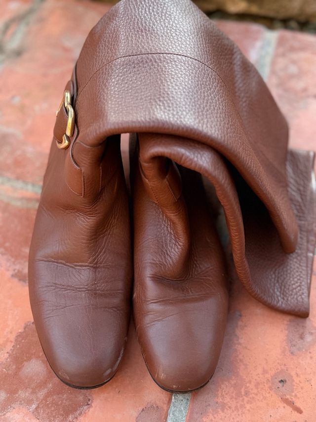 Botas de piel Gucci marrones