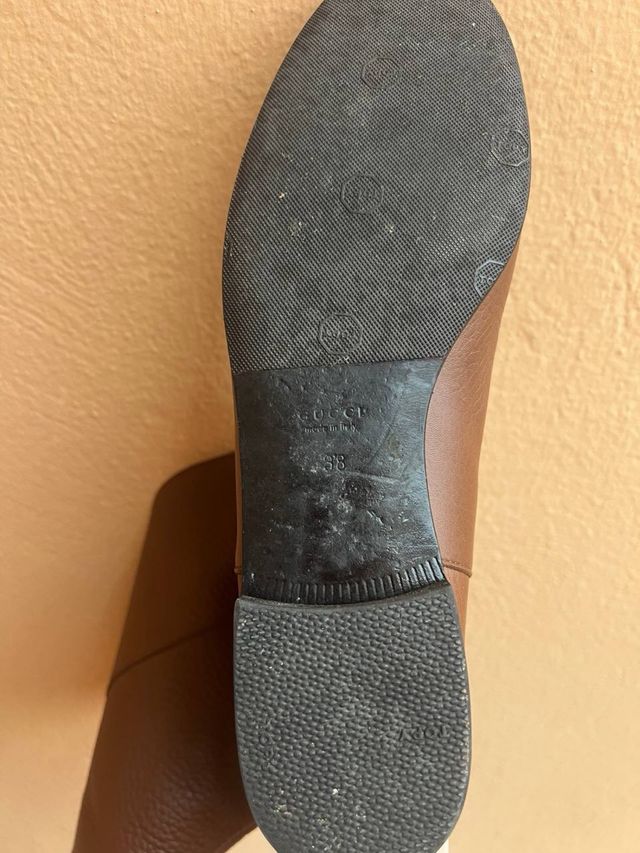 Botas de piel Gucci marrones