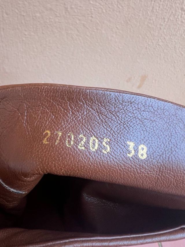 Botas de piel Gucci marrones