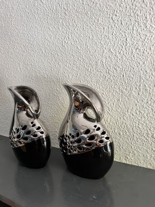 Conjunto jarrones cerámica elegantes