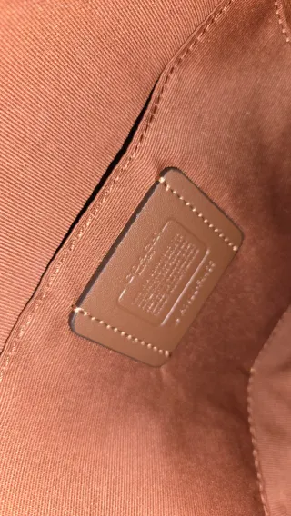 Mala Coach Bege/Castanho