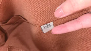 Mala Coach Bege/Castanho