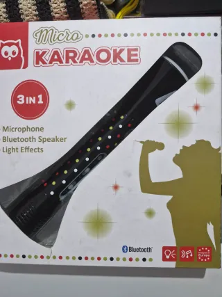 Micro Karaoke 3 en 1 Bluetooth