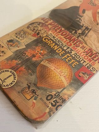 Set de 6 posavasos vintage – Diseños franceses ret