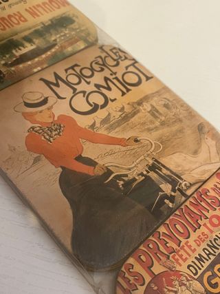 Set de 6 posavasos vintage – Diseños franceses ret