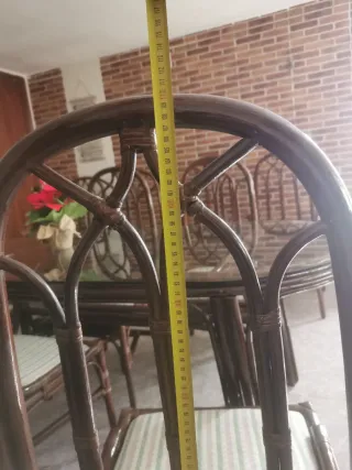 Mesa comedor con sillas y mesa baja a juego regalo