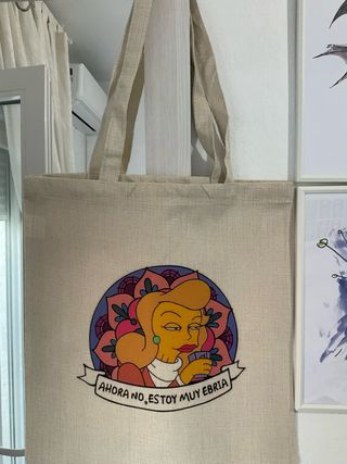 Bolso Tote The Simpsons Dibujo Mandala-solo envioe
