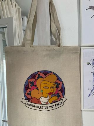 Bolso Tote The Simpsons Dibujo Mandala-solo envioe