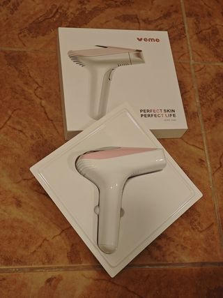 Depiladora Laser Veme Rosa e Branca