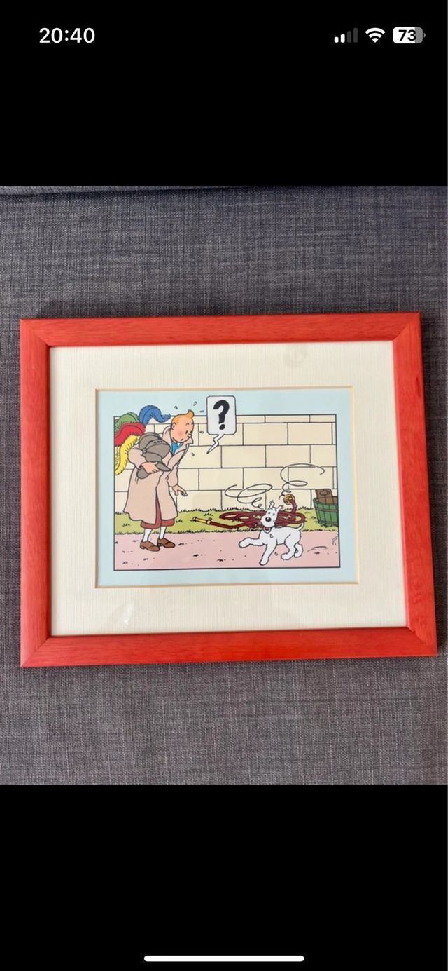 Cuadro Tintín y Milú