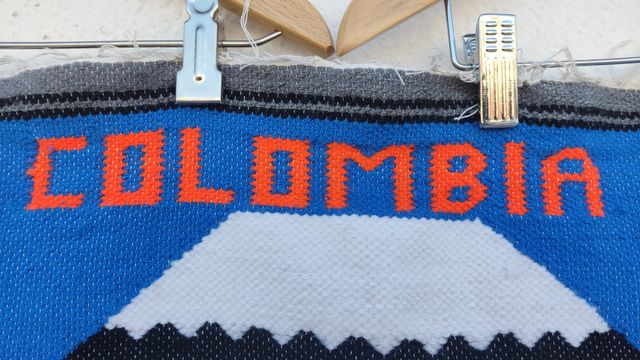 Tapiz Colombiano Colgante de Pared 1 Metro