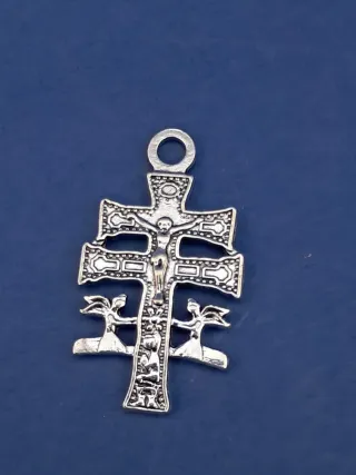 BLEA PORTONS. Cruz de Caravaca plateada