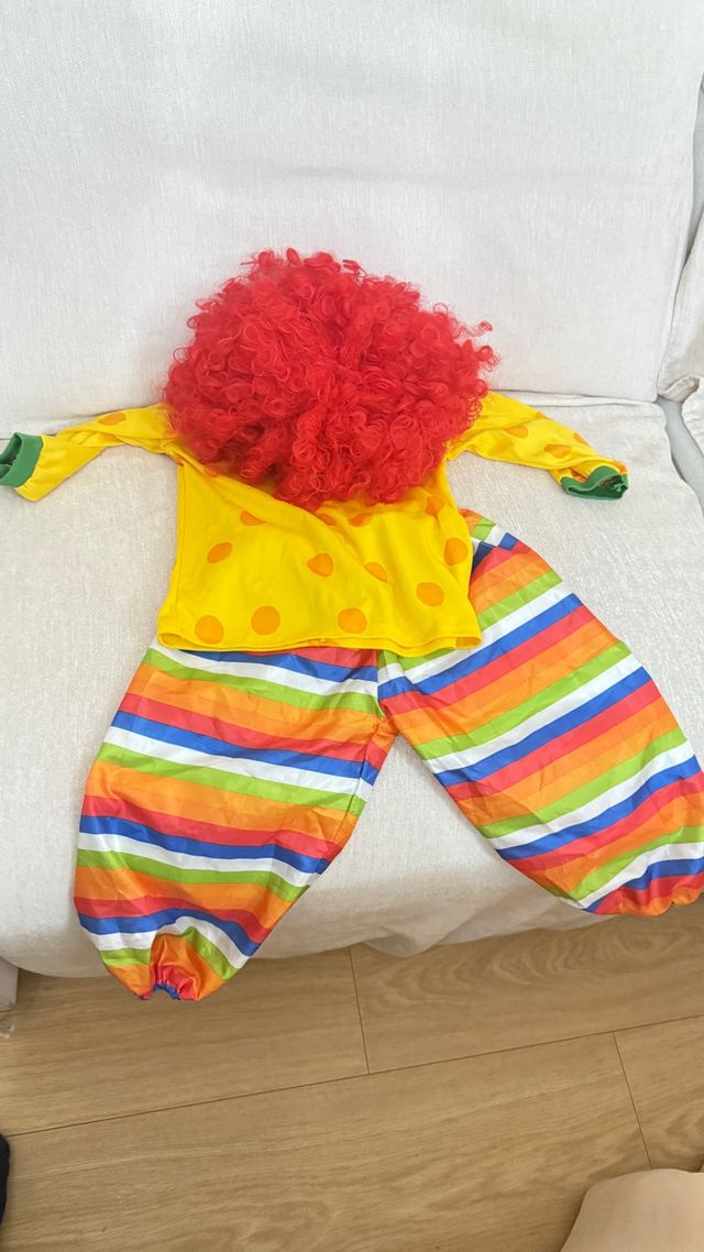 Disfraz payaso , calabaza , dori preguntar precio