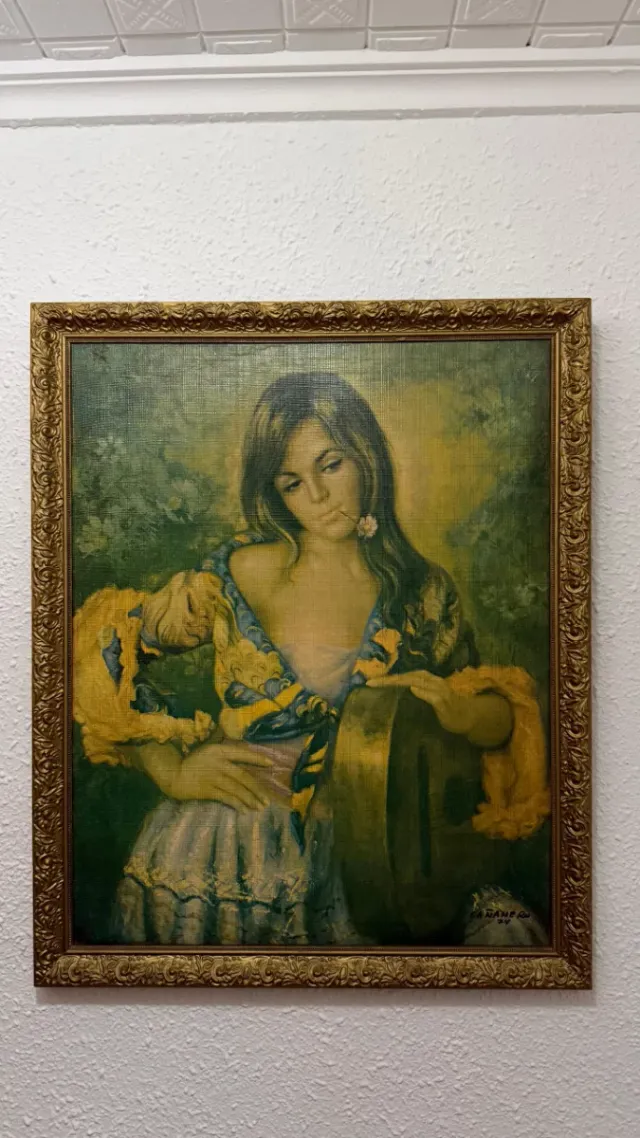 Cuadro del pintor Cañamero