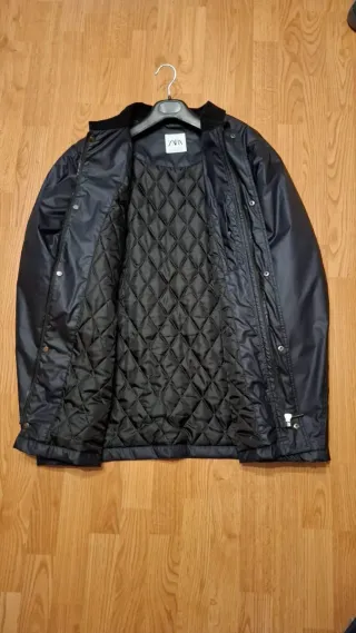 Chaquetón hombre estilo Barbour negro