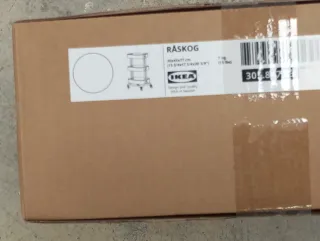 Carro IKEA RASKOG(35x45x77).(2)FRENOS RUEDAS-NUEVO