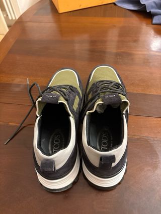 Scarpe Tod's uomo nero/verde