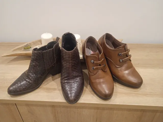 Botines y zapatos en perfecto estado