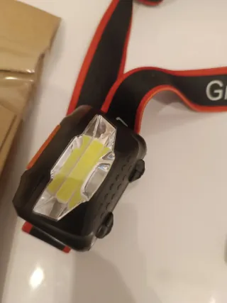 Linterna frontal LED COB