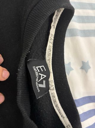 Sudadera Emporio Armani EA7 Negra