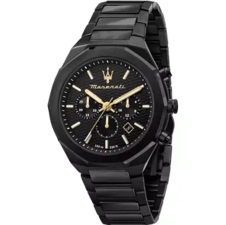 Reloj Maserati Negro y Dorado