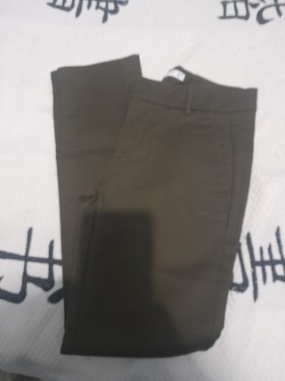 Pantalón mujer verde oliva T34