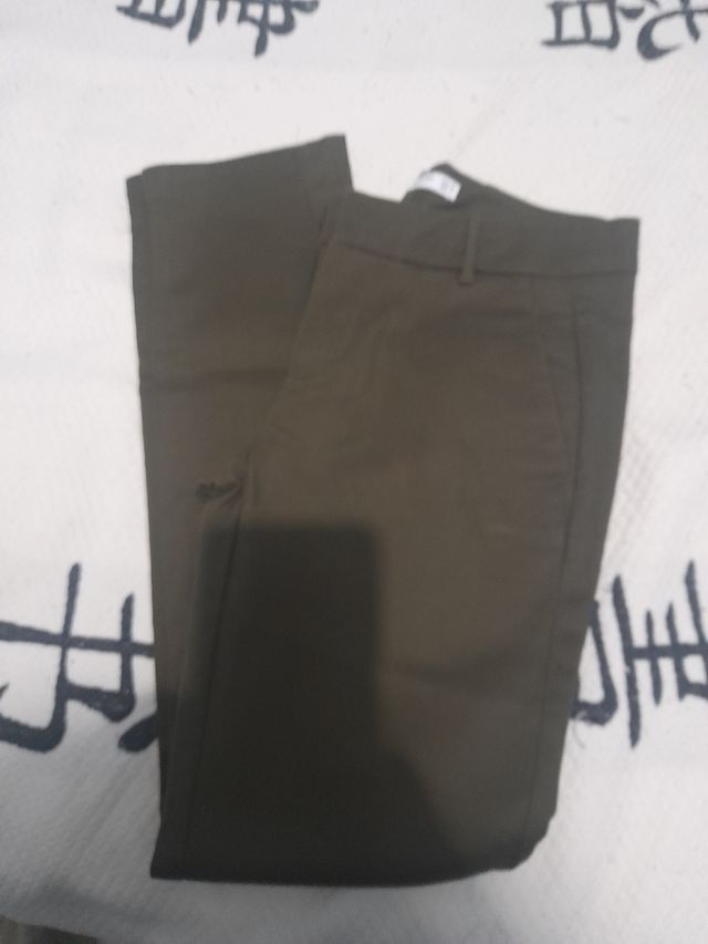 Pantalón mujer verde oliva T34