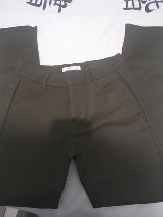 Pantalón mujer verde oliva T34