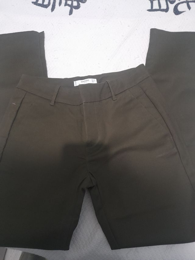 Pantalón mujer verde oliva T34