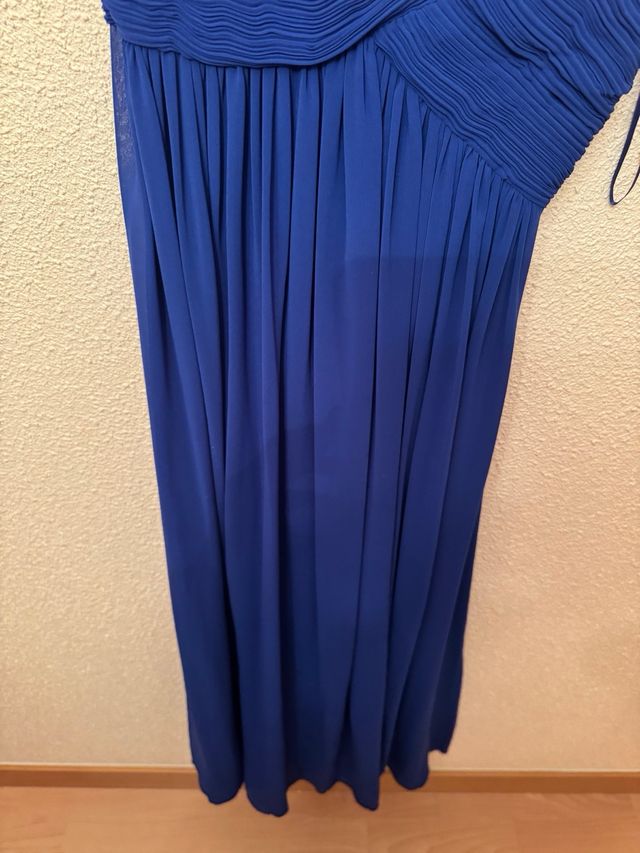 Vestido largo azul de fiesta