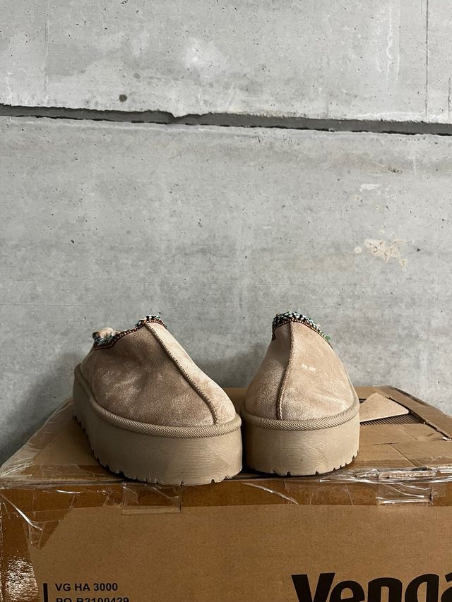 Zapatillas Beige Plataforma