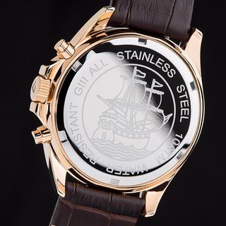 Reloj Gigandet Cronógrafo Dorado y Blanco