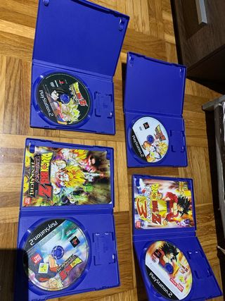 Pack 4 Juegos Dragon Ball Z PS2