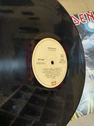 Iron Maiden LP Vinilo First press España EMI 1980