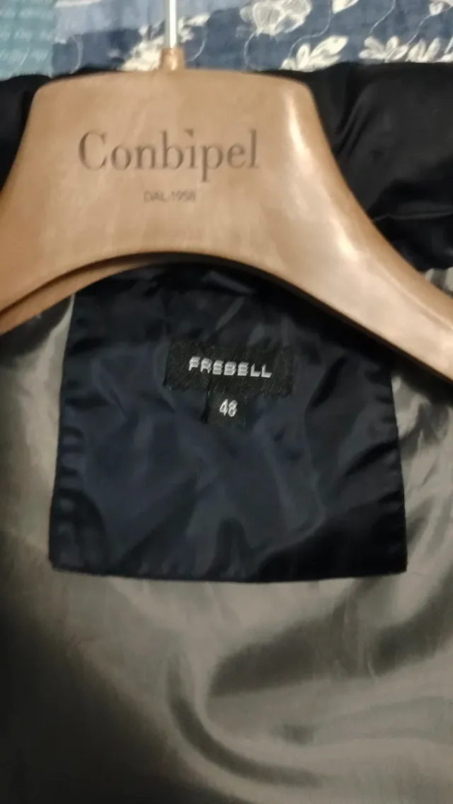 Piumino Frebell nero/grigio