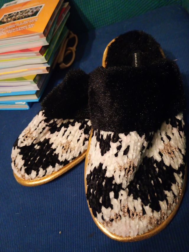 Pantofole Emanuela Biffoli Tg M 38 Donna