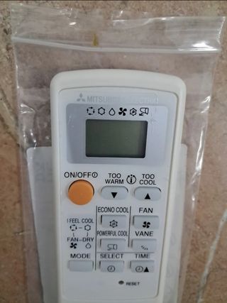Mando Mitsubishi Electric Aire Acondicionado