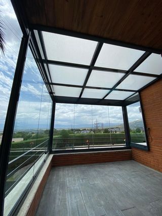 Cerramiento de terraza acristalado