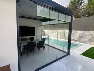 Cerramiento de terraza acristalado