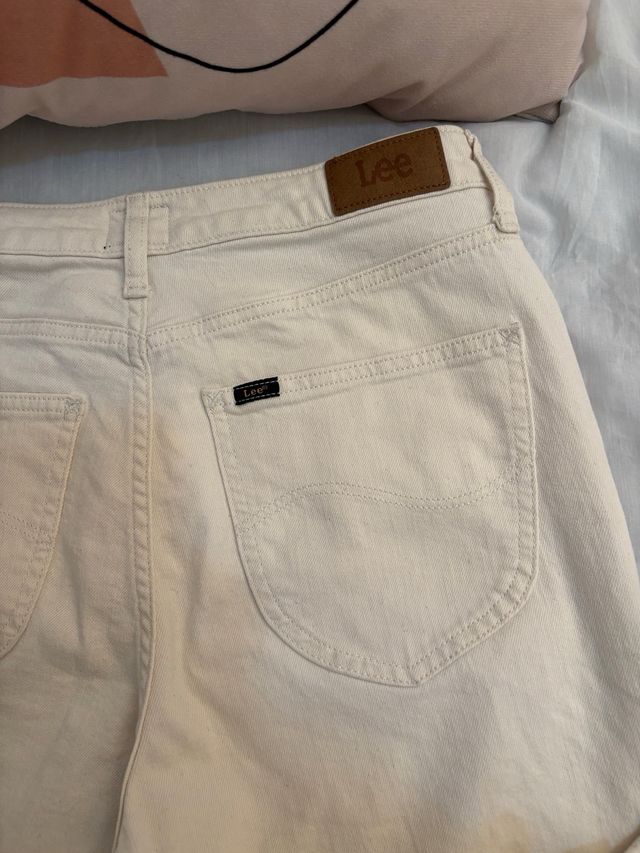 Pantalones Lee Beige