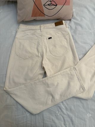 Pantalones Lee Beige