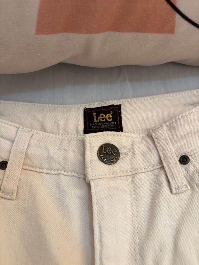 Pantalones Lee Beige