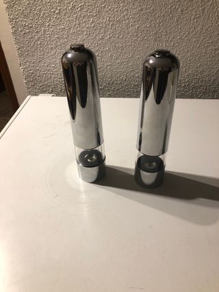2 Molinillos Eléctricos Sal Pimienta