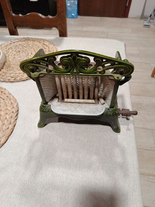 Estufa gas esmaltada estilo salamandra