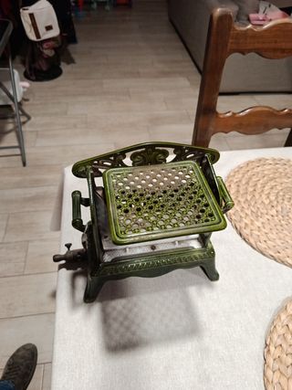 Estufa gas esmaltada estilo salamandra