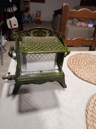 Estufa gas esmaltada estilo salamandra