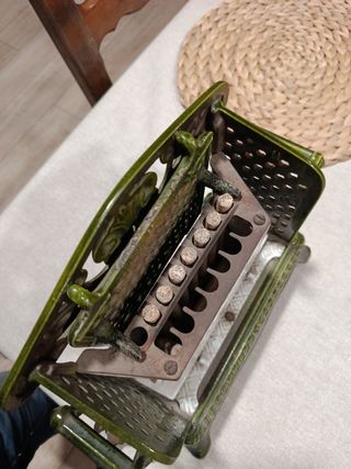 Estufa gas esmaltada estilo salamandra